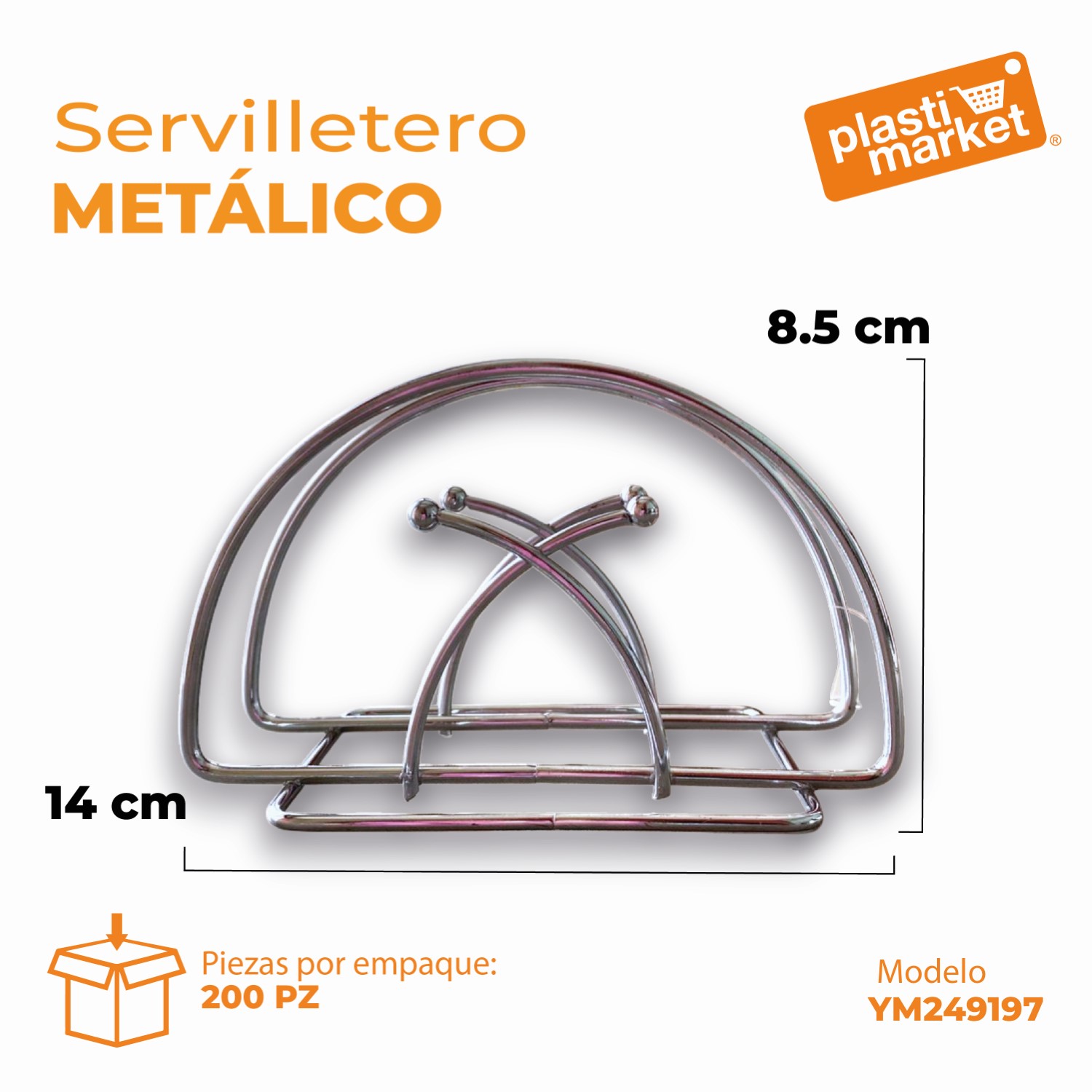 YM249197 SERVILLETERO METALICO