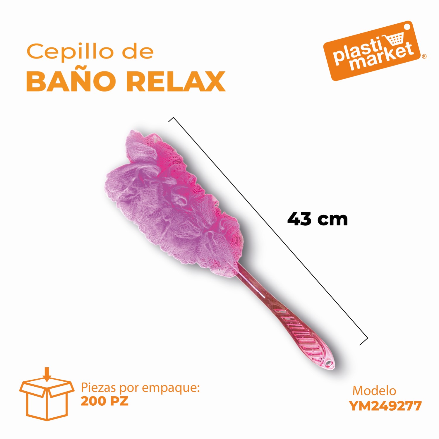 YM249277 CEPILLO DE BAÑO RELAX