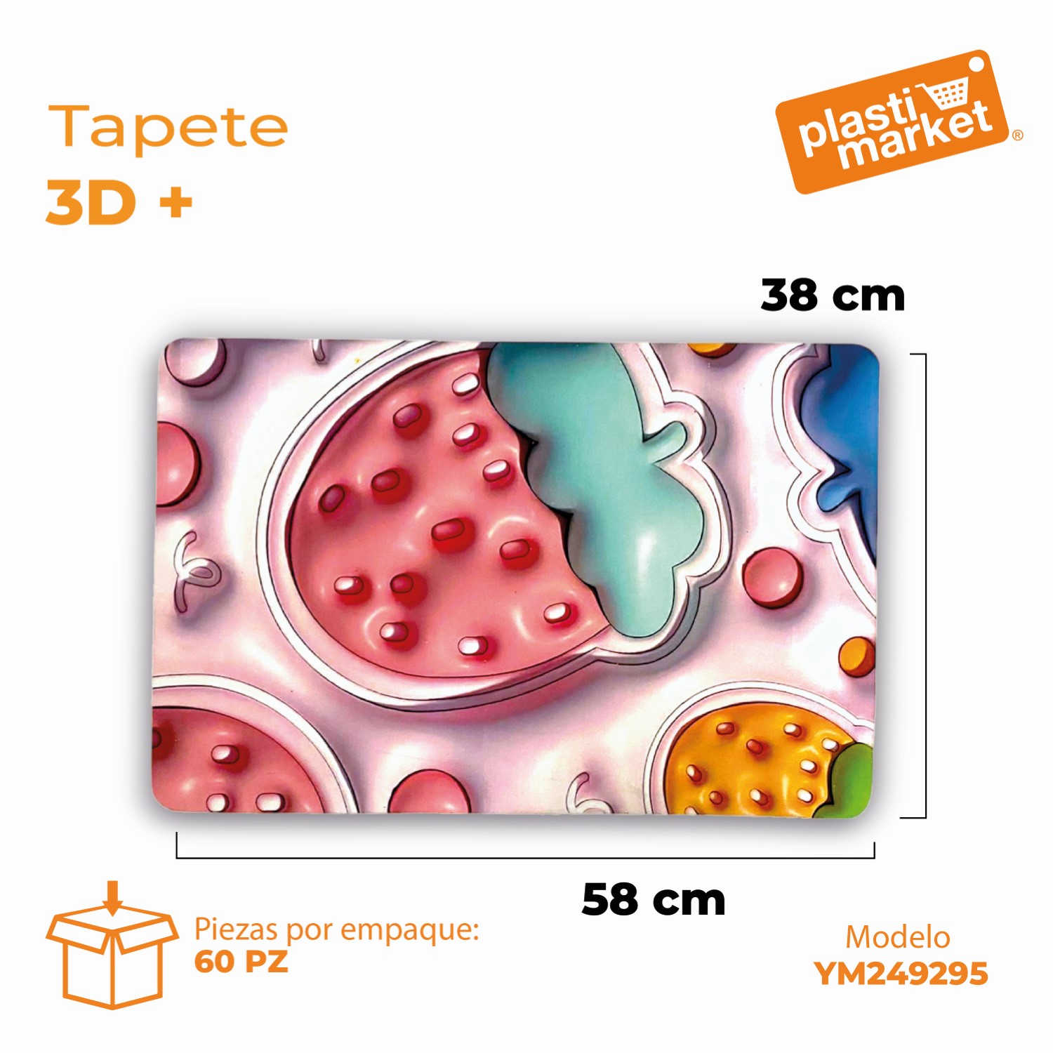 YM249295 TAPETE 3D+