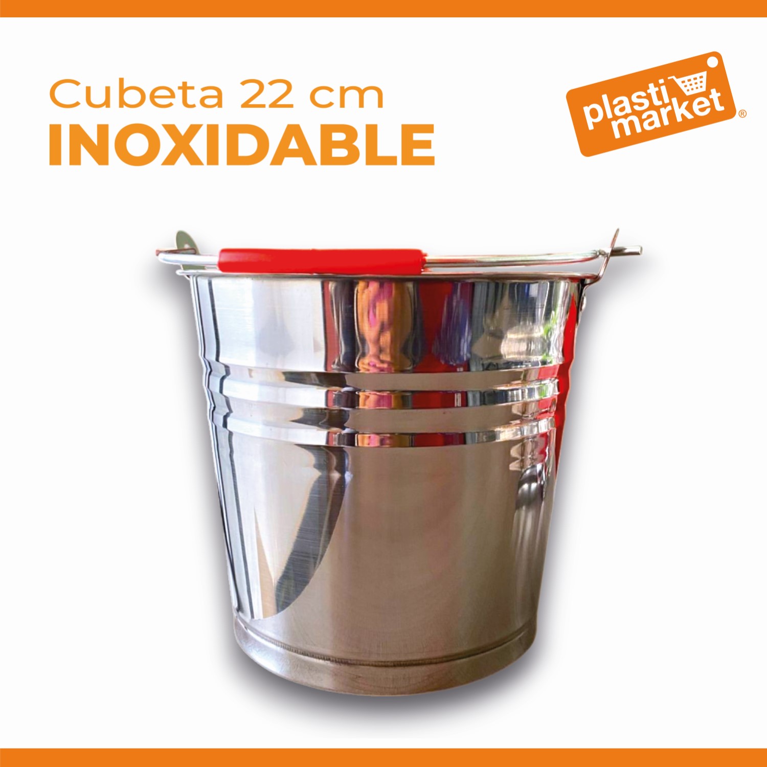 YM249344 CUBETA INOXIDABLE 22 CM.