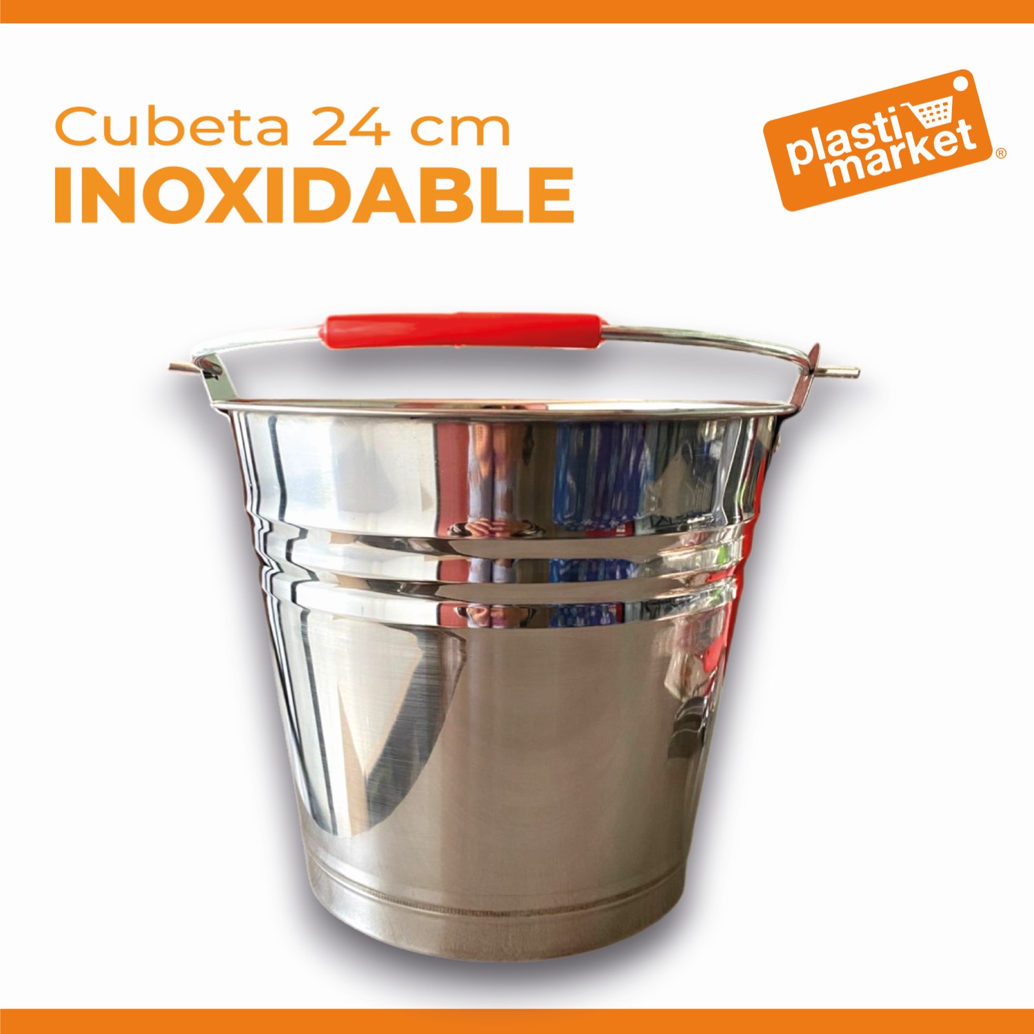 YM249345 CUBETA INOXIDABLE 24 CM.