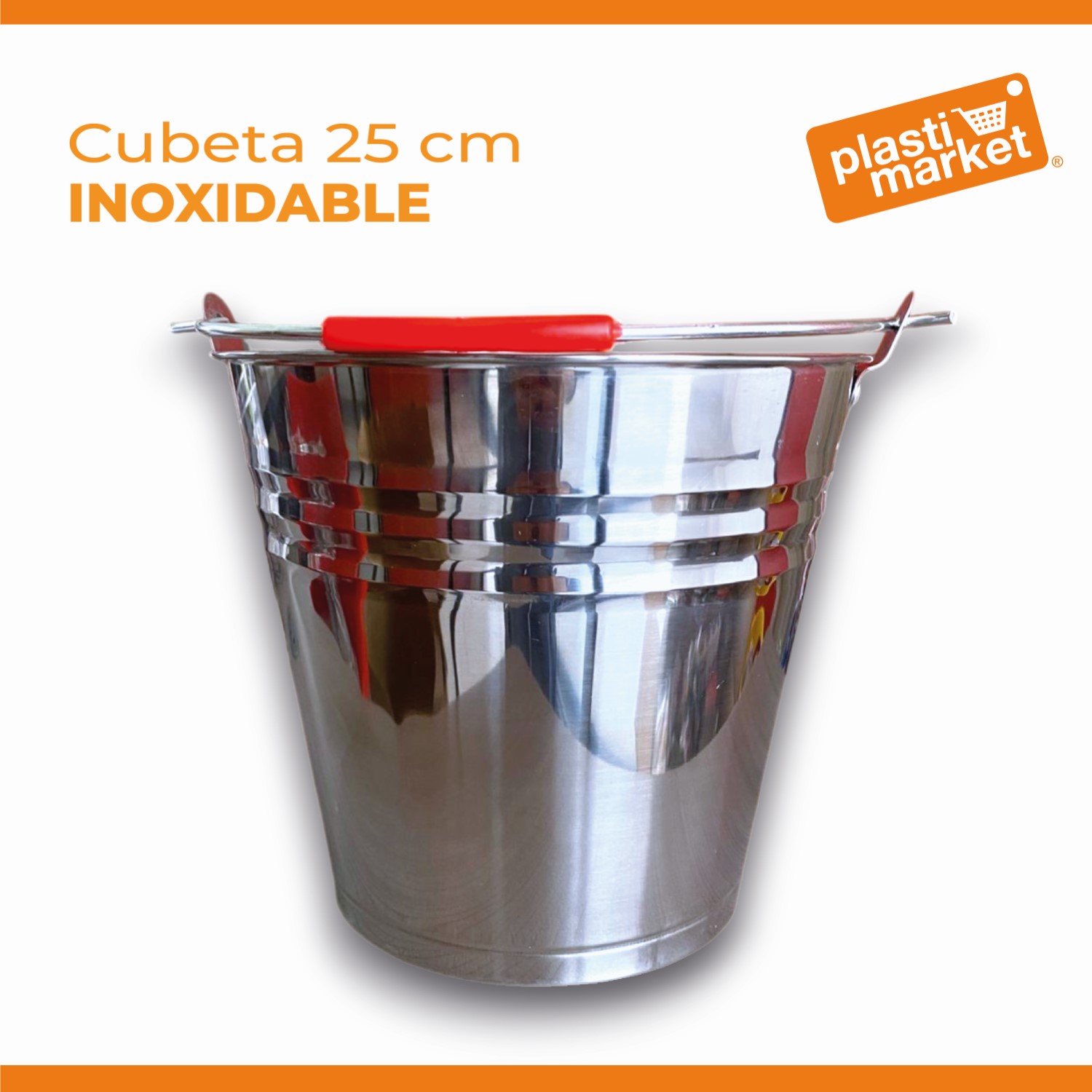 YM249346 CUBETA INOXIDABLE 25 CM.